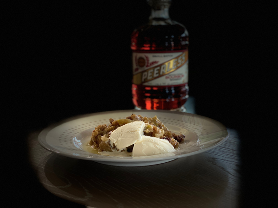 Browned Butter Apple Bourbon Crisp