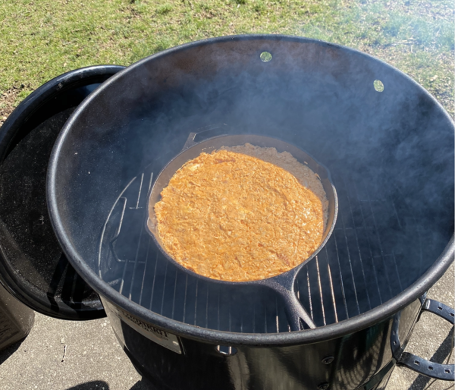 Smoked Buffalo Chicken Dip