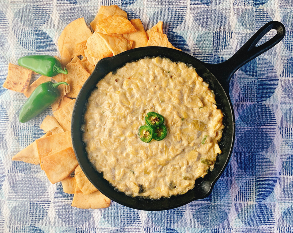 Smoked Jalapeño Artichoke Dip